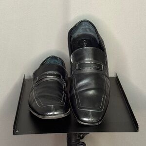 Calvin Klein Men's Sleek Black Slip-Ons Size 12M
